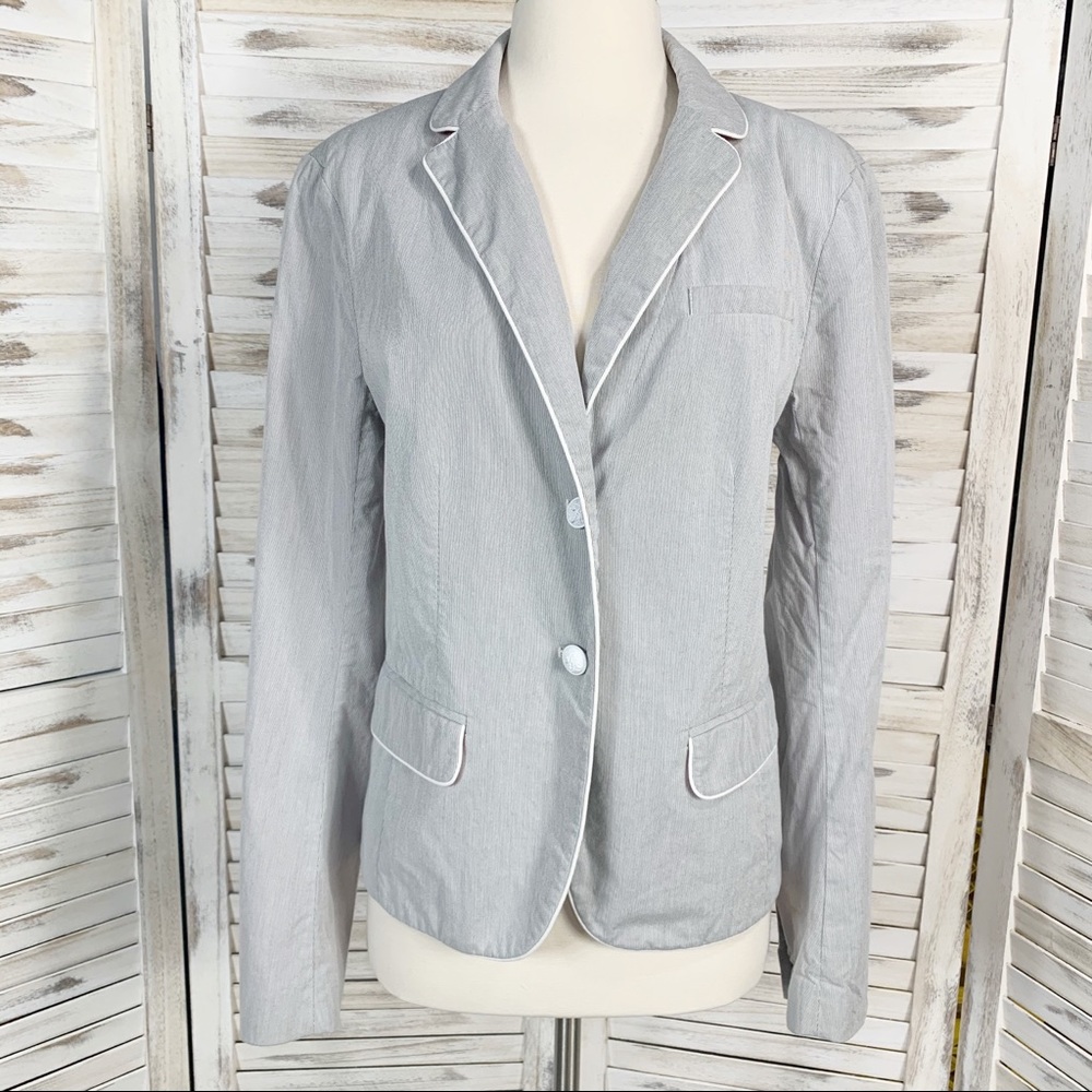 Gap | Academy Blue Mini Stripe Blazer